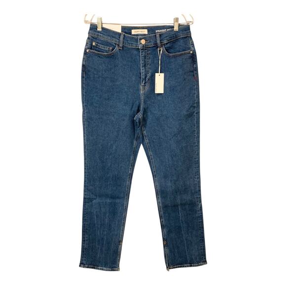 Warp + Weft Denim - Warp + Weft Straight High Rise Midtone Blue Jean Size 12